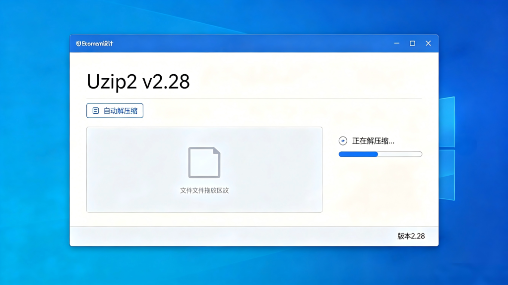 图片[1]-Uzip2 v2.28 自动解压缩软件-相见亦楠