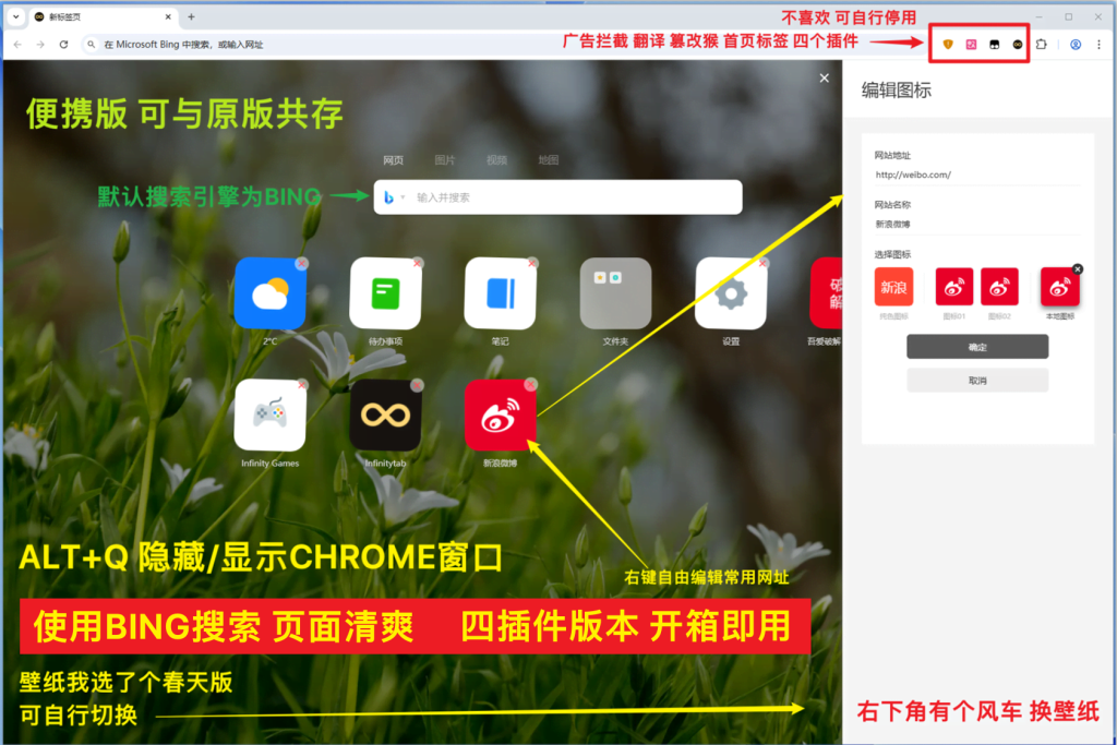图片[1]-Chrome-正式版145.0.7632.160-四插件便携增强版/便携原版-相见亦楠